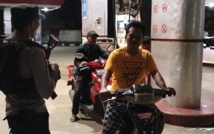 Polsek Putri Hijau Saat Patroli Malam