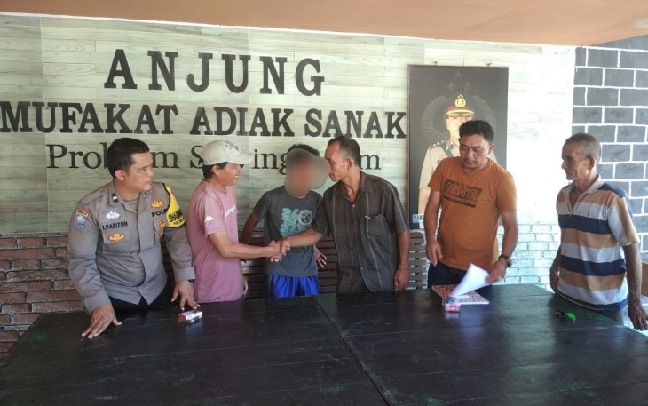Polsek Kota Manna saat Lakukan Problem Solving