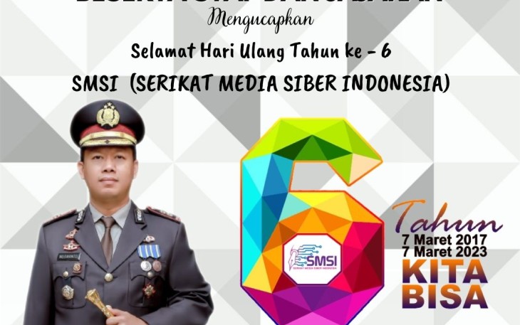 Banner ucapan Kapolres Mukomuko