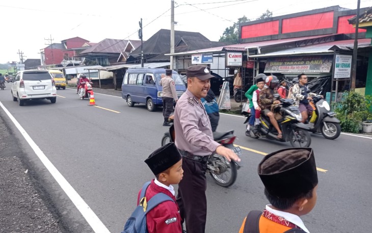 Polres Kepahiang Gelar Pengaturan Lantas Titik Rawan Kemacetan