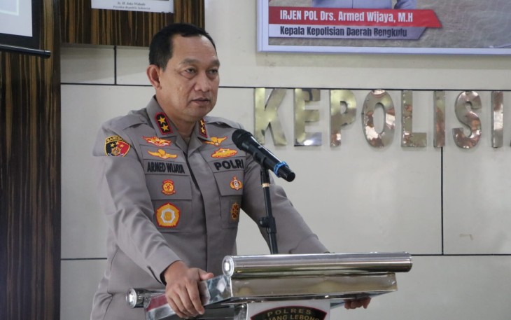 Kapolda Bengkulu Irjen Pol Drs. Armed Wijaya, MH.