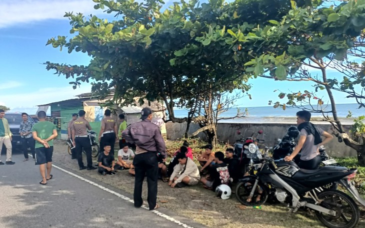 Polres Mukomuko Ciduk 13 Remaja Pelaku Balap Liar