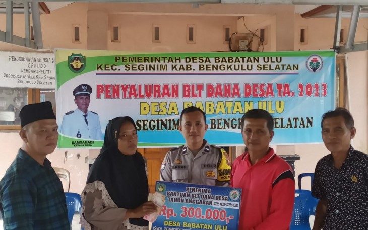 Bhabinkamtibmas Hadiri Musdessus Penerima BLT DD