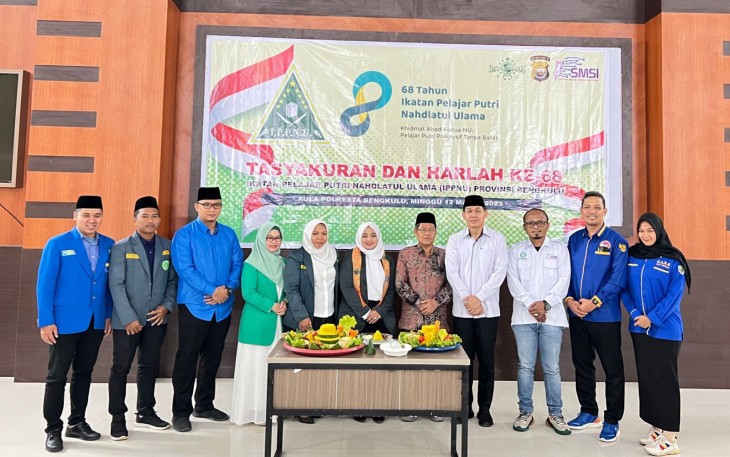 Harlah IPPNU ke-68 yang digelar di Aula Polresta Bengkulu