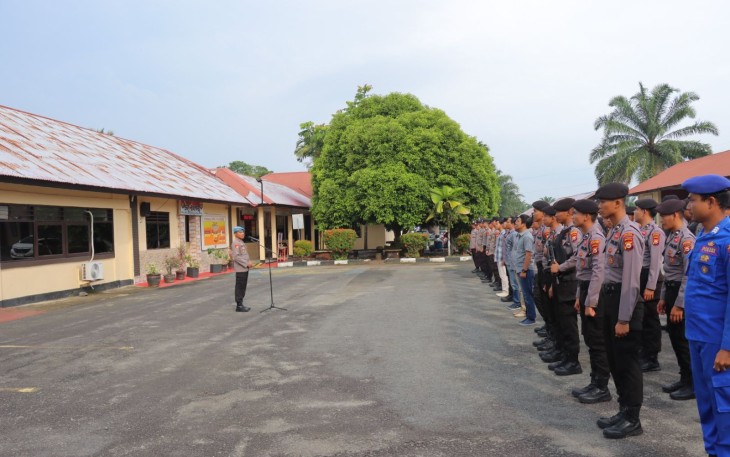 Si Propam Polres BS Gelar Gaktibplin Sikap Tampang dan Gampol  