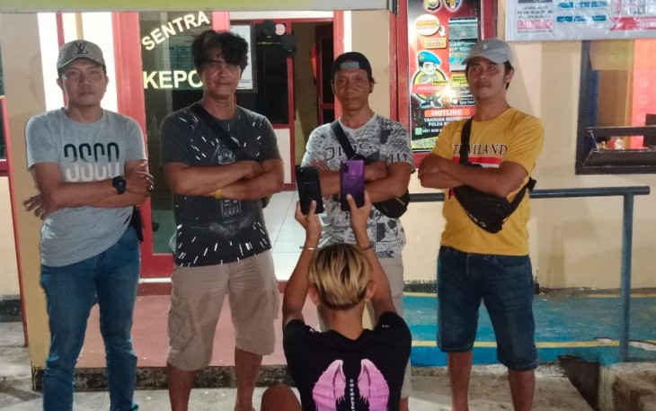 Pelaku diamankan Polsek Teluk Segara