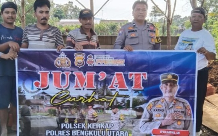 Polsek Kerkap Gelar Giat Jumat Curhat