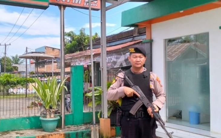 Personel Polsek Putri Hijau Laksanakan Pengamanan Objek Vital