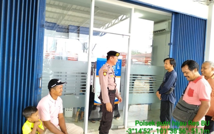 Personel Polsek Putri Hijau Patroli Dialogis dan Sambang Warga