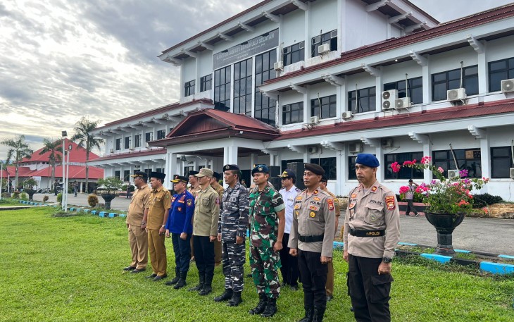 Kapolres BS Hadiri Apel Kesiapsiagaan dalam Rangka Mengantisipasi dan Menghadapi Ancaman Bencana