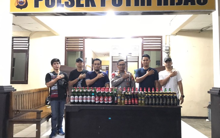 Hasil Operasi penyakit masyarakat Polsek Putri Hijau 