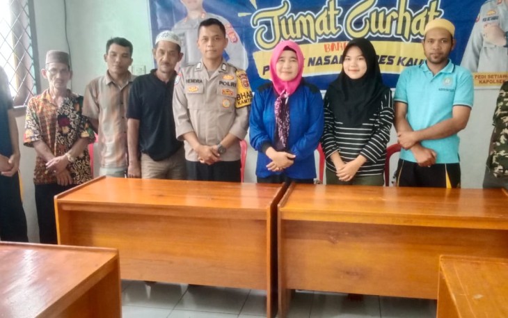 Polsek Nasal Jumat Curhat Bersama Tokoh Masyarakat