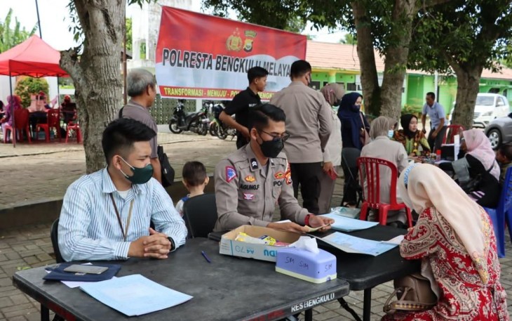 Bekerjasama Dengan Pemkot, Polresta Bengkulu Buka Gerai Perpanjangan Sim