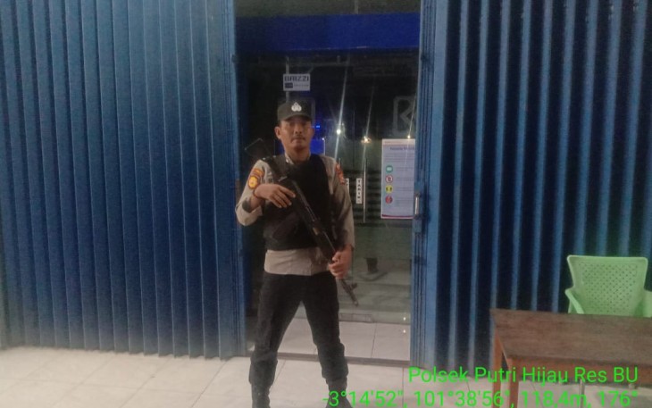 Polsek Putri Hijau Patroli Malam Ciptakan Rasa Aman di Tengah Masyarakat 