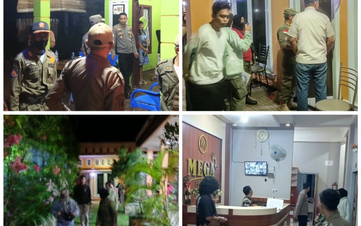 Pasangan Non Muhrim dan 3 Remaja Perempuan Terjaring Razia Polres Lebong dan Satpol PP 