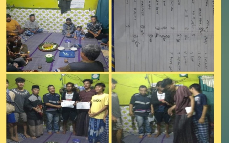 Bhabinkamtibmas Polsek Teluk Segara Hadiri Perdamaian Dua Pihak Bertikai