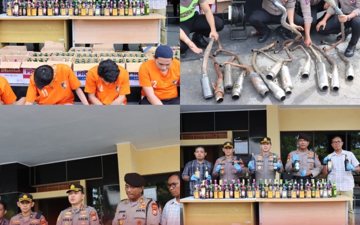 Polresta Bengkulu Rilis Capaian Ops Pekat Nala