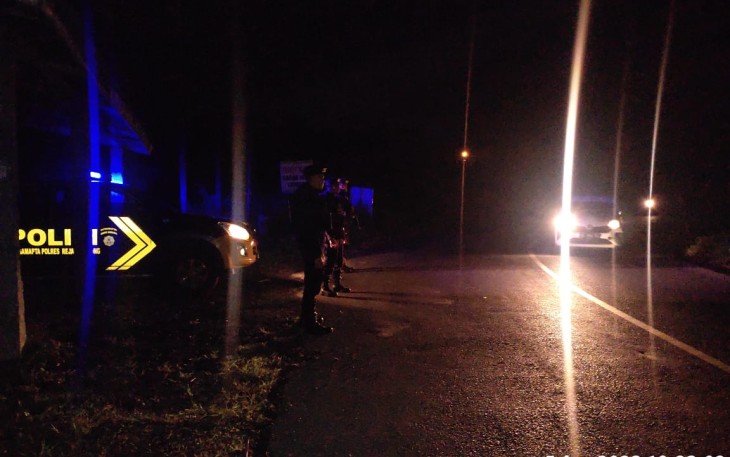 Sat Samapta Polres Rejang Lebong Patroli Rutin Jalan Lintas Curup-Lubuk Lingau
