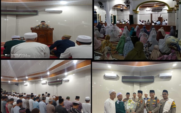 Mendekatkan Diri dengan Masyarakatat, Polresta Bengkulu Keliling Safari Ramadan 