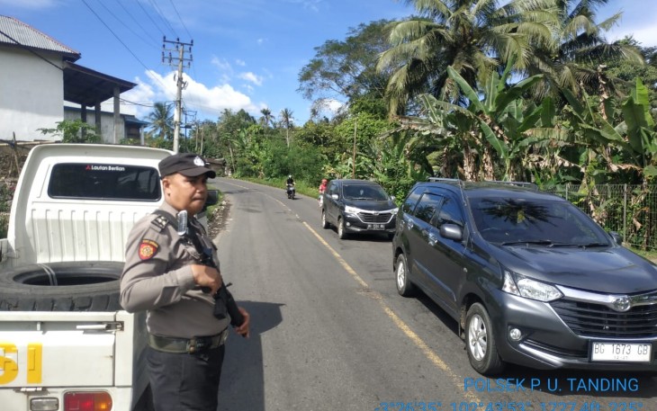 Rutin, Polsek PUT Melaksanakan Kegiatan Patroli Dijalan Lintas Lubuk Linggau - Curup