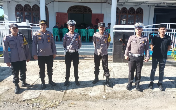 Polesek Teluk Segara Berikan Pengamanan dan Monitoring Ibadah Paskah di Gereja HKBB Jitra 