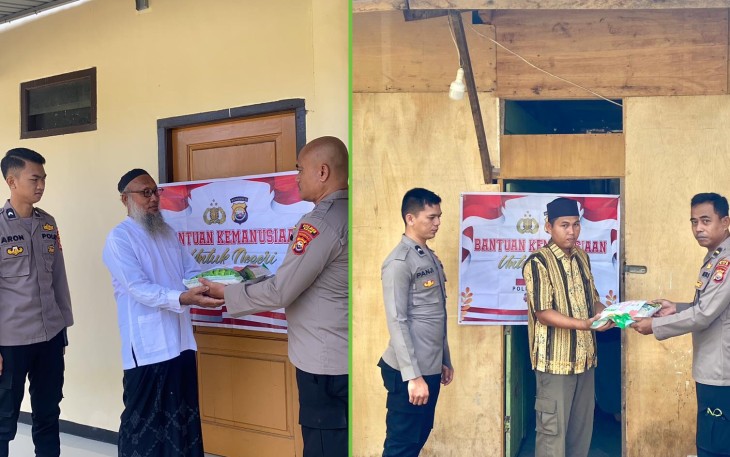 Imam Masjid dan Marbot Terima Bansos dari Polres Kaur
