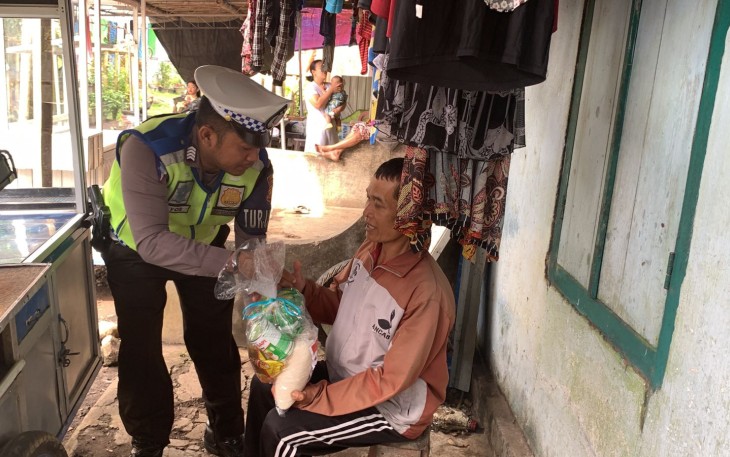 Polres Kepahiang Kembali Salurkan Bantuan Kemanusian Untuk Negeri