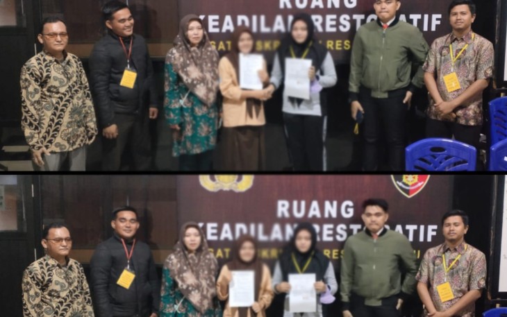 Polresta Bengkulu Mediasi Dua Pelajar Bertikai