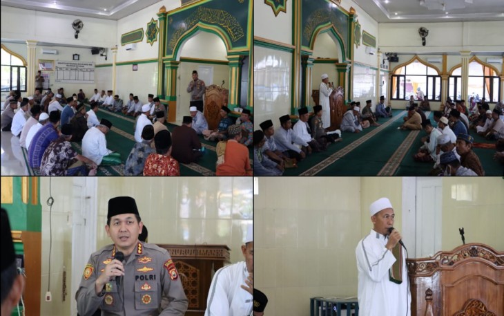 Jumat Curhat, Kapolresta Bengkulu Ingatkan Warga Jaga Keamanan Lingkungan Sekitar Jelang Idulfitri 1444 H 
