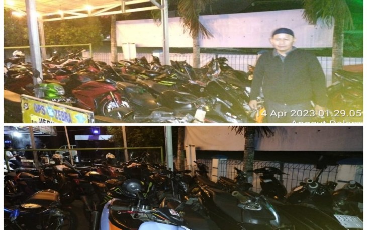 Berknalpot Brong, 19 Sepeda Motor dan 1 Mobil Diamankan Polresta Bengkulu 