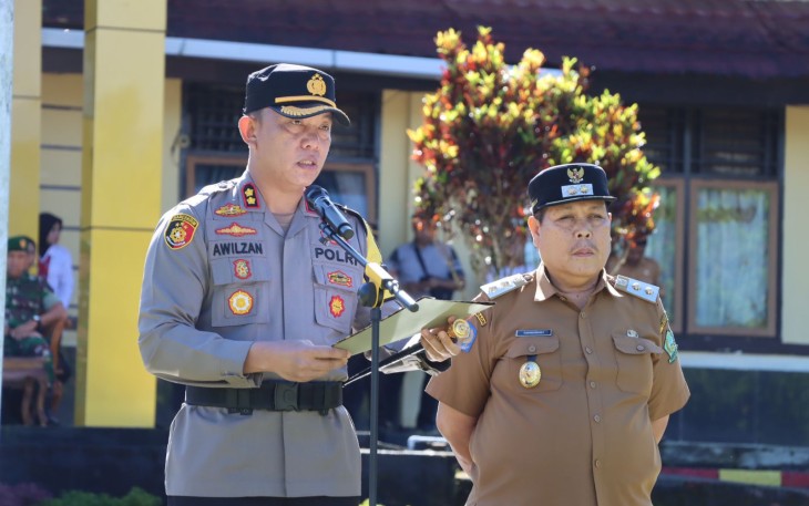 Kapolres Lebong Pimpin Apel Gelar Pasukan Ops Ketupat Nala 2023