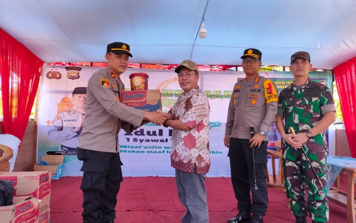 Kapolres Mukomuko dan Bupati Cek Pos Pengamanan Idulfitri