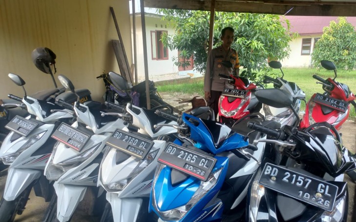Musim Mudik, Polsek Selebar Terima Titipan Motor Gratis