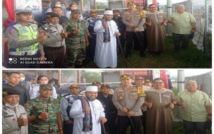 Bersama Wali Kota, Kapolresta Bengkulu Cek Pospam, Posyan dan Pos Terpadu