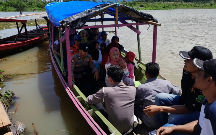 Personel Polsek Lebong Selatan Laksanakan Pengamanan Objek Wisata Danau Tes