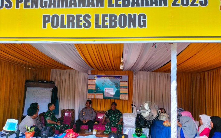 Dandim 0409 RL Kunjungi Pospam dan Posyan Polres Lebong