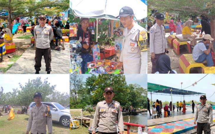 Berikan Rasa Aman, Polisi Patroli di Objek Wisata 