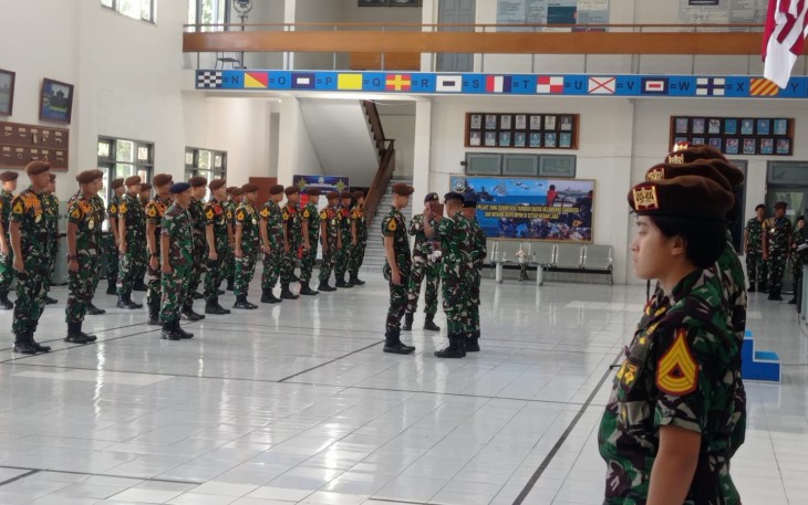 Penutupan Lattek Kesenjataan Tahun 2023 Taruna AAL Tingkat IV korps Pelaut 