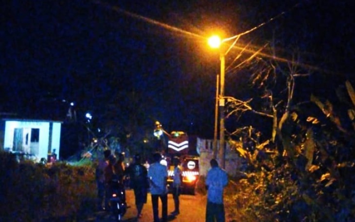 Penerangan jalan di lingkungan pemukiman Pondok Cengkeh Tanjung Pinang