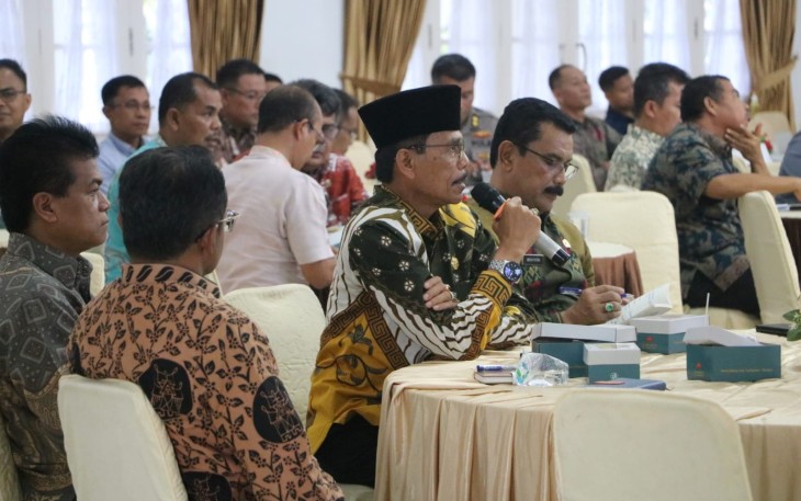 Bupati Limapuluh Kota Safaruddin menghadiri rapat koordinasi Latsitardanus XLIII-2023.