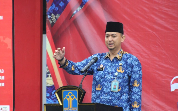 Lapas Cilegon Gelar Upacara Memperingati Hari Korpri Ke-52