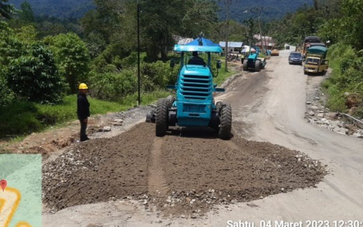 Perbaikan Jalan Nasional Batu Jomba, Tapsel