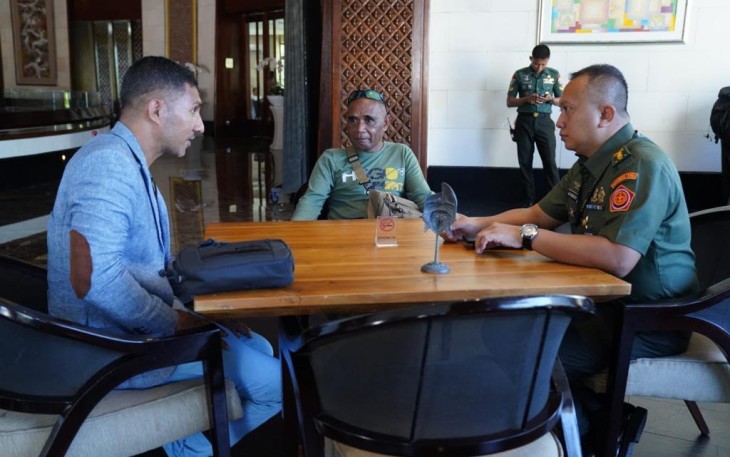 Salah satu petinggi Intelijen ASEAN saat tiba di Bali