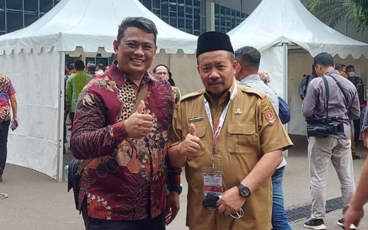 Bupati Agam bersama forkopimda mengikuti Rakornas Kepala Daerah dan Forkopimda di Sentul International Convention Centre.
