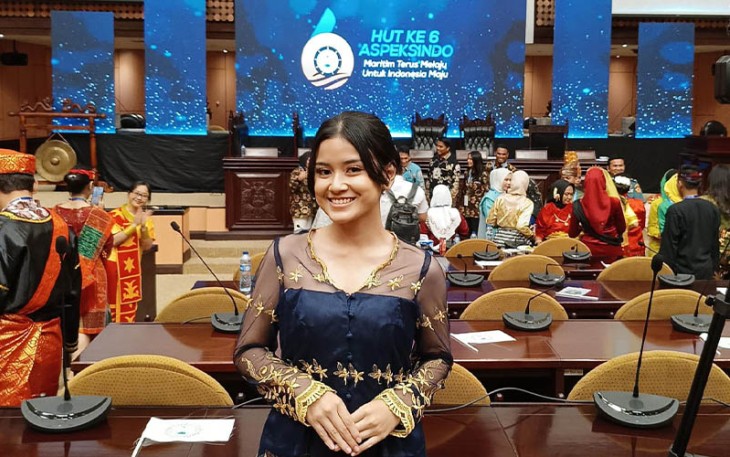 Maria Shevanda Hadiri HUT ke-6 Aspeksindo