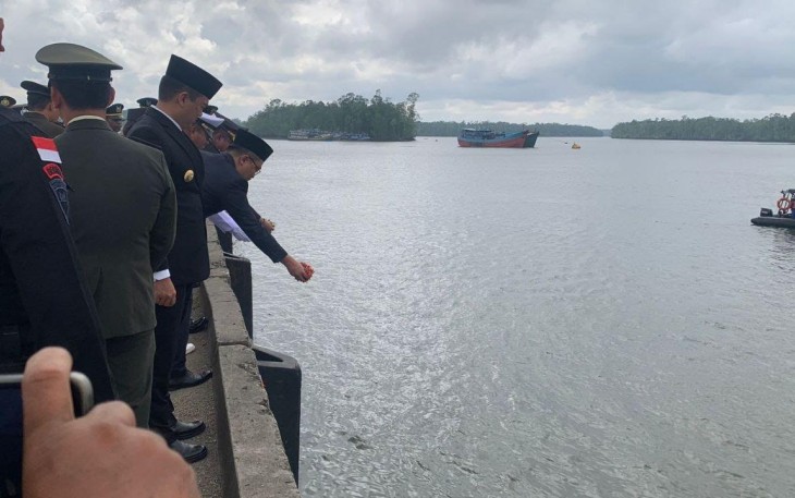 Upacara Tabur Bunga Dalam Peringatan HUT RI Ke-78 Tahun 2023
