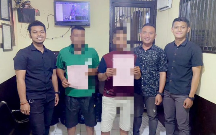 Kedua pelaku penjambretan berhasil diamankan Satreskrim Polres Tulungagung