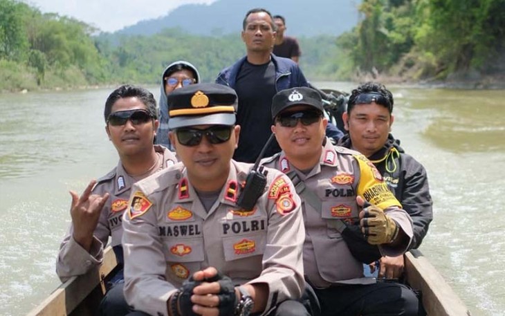  Kapolsek Simpang Jernih saat akan Sapa Warga Wilayah Terluar Aceh Timur