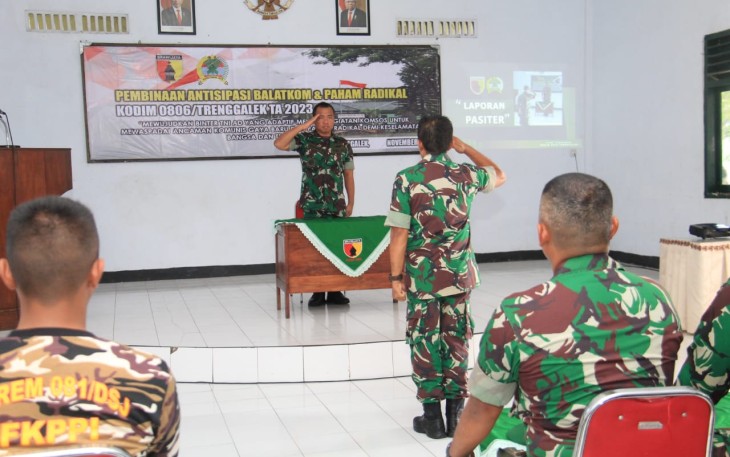  Kodim 0806/Trenggalek Gelar Kegiatan Antisipasi Bahaya Laten Komunis dan Faham Radikal