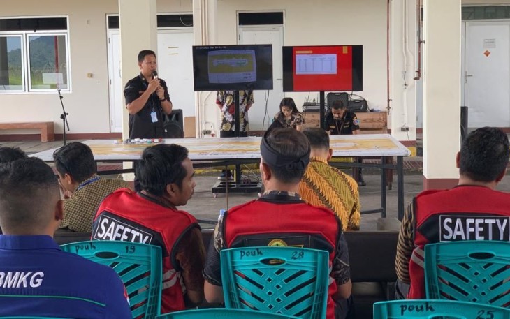 Kasiops Lanudal Manado Ikuti TTX PKD Bandara Internasional Sam Ratulangi Manado
